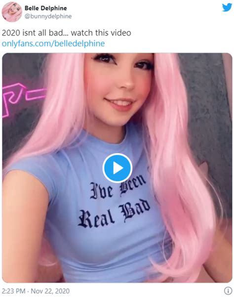 belle delphine new nudes|Belle Delphines Porn Videos 